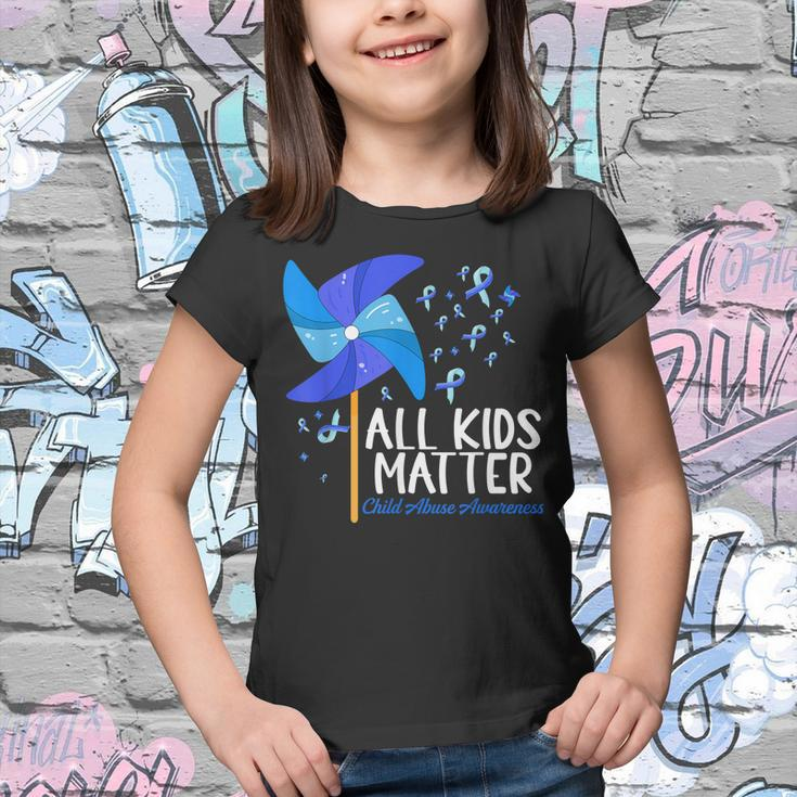 All Kids-Matter Pinwheel Child Abuse Prevention Awareness Youth T-shirt