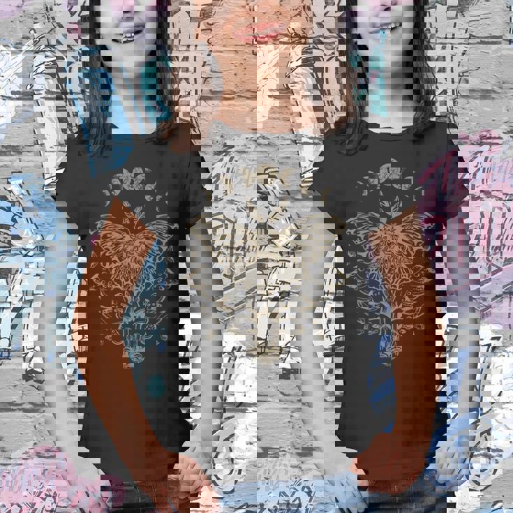 Butterfly Grunge Fairycore Aesthetic Luna Moth Mushrooms Youth T