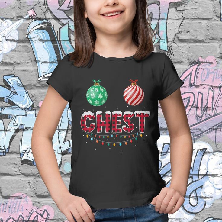 Chest Nuts Christmas Shirt Funny Matching Couple Chestnuts Youth T-shirt