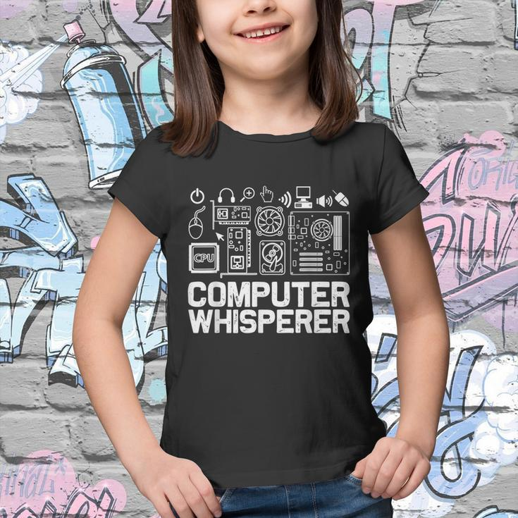 Computer Whisperer It Tech Support Nerds Geek V2 Youth T-shirt