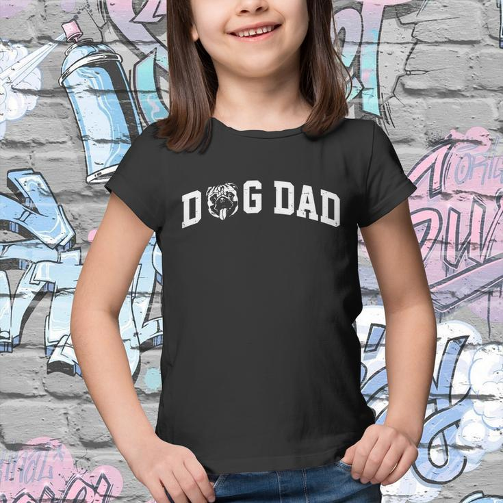 Dog Dad Pug Lover Youth T-shirt