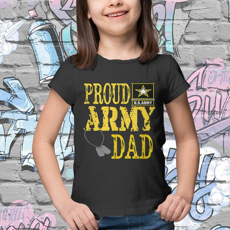 Funny Gift For Mens Proud Army Dad Military Pride Youth T-shirt