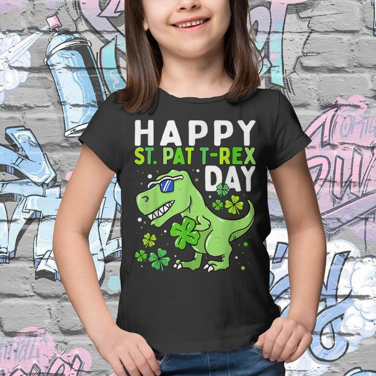 Happy St Pat Trex Day Dino St Patricks Day Toddler Boys V2 Youth T-shirt