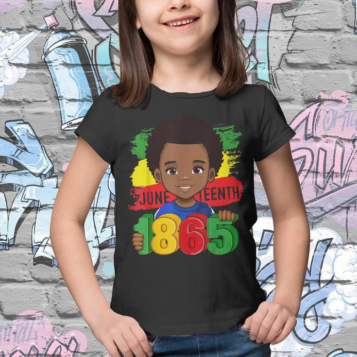 Junenth 1865 Brown Skin African American Boys Kid Toddler Youth T-shirt