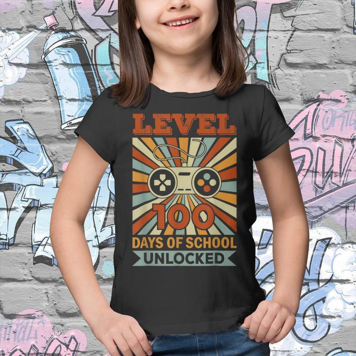 Level 100 Days Vintage 100Th Day Teacher 100 Days Of School Youth T-shirt
