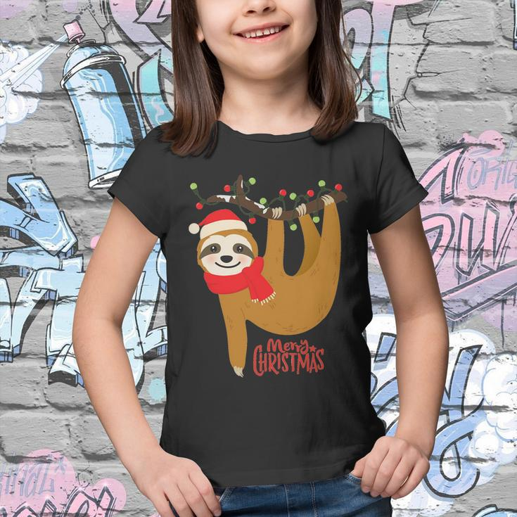 Merry Christmas Sloth Slothmas Youth T-shirt