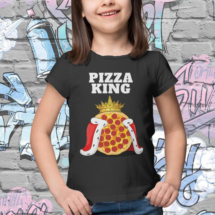 Pizza King Pizza Lover Cute Pizza Funny Foodie Youth T-shirt