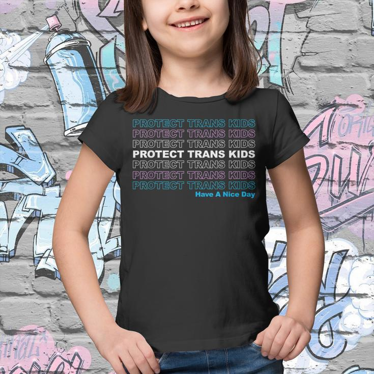 Protect Trans Kids - Lgbtq Ally Trans Live Matter Pride Flag Youth T-shirt