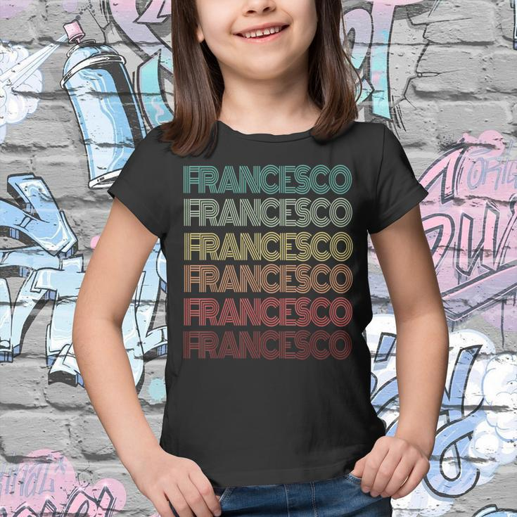 Retro First Name Francesco Italian Boy Birthday Father Son Youth T-shirt