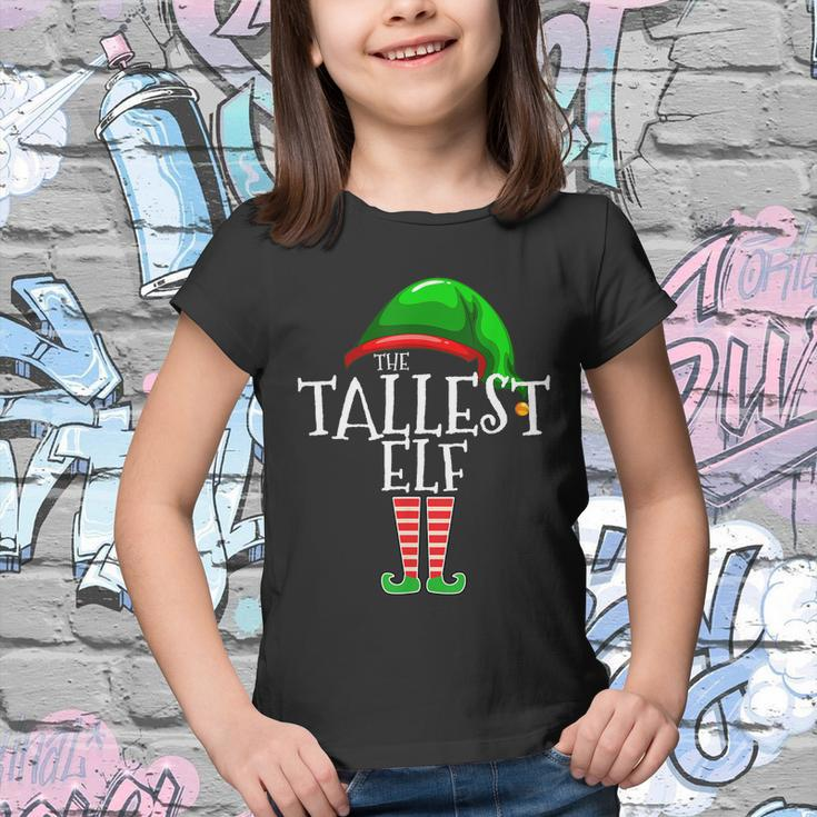 The Tallest Elf Family Matching Group Christmas Gift Funny Tshirt Youth T-shirt