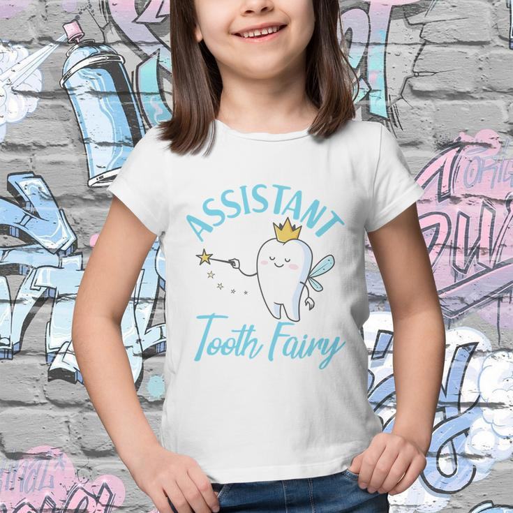 Funny Cute Im The Assistant Tooth Fairy Youth T-shirt