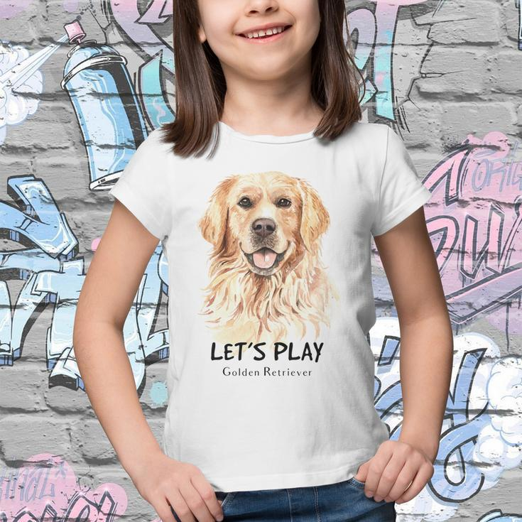 Golden Retriever Dog V2 Youth T-shirt