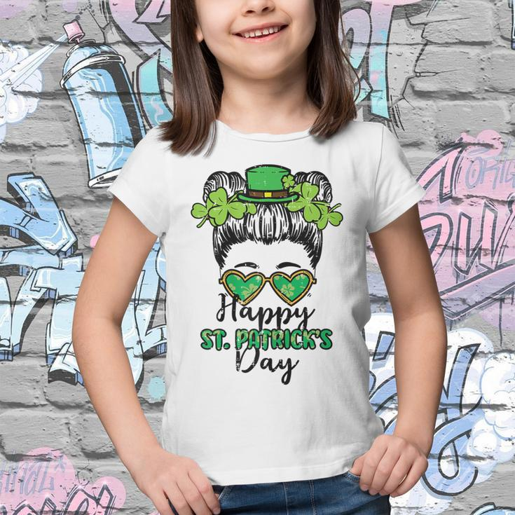 Happy St Patricks Day Bun Saint Paddys Girls Kids Youth N Youth T-shirt