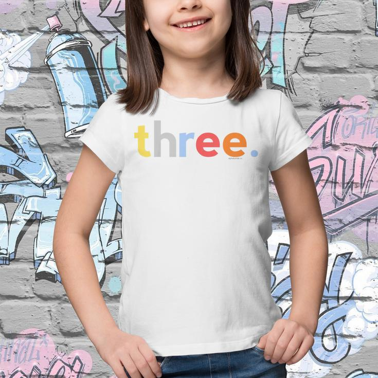 Kids 3Rd Birthday Boy 3 Three Year Old | Age 3 Party Ideas Youth T-shirt