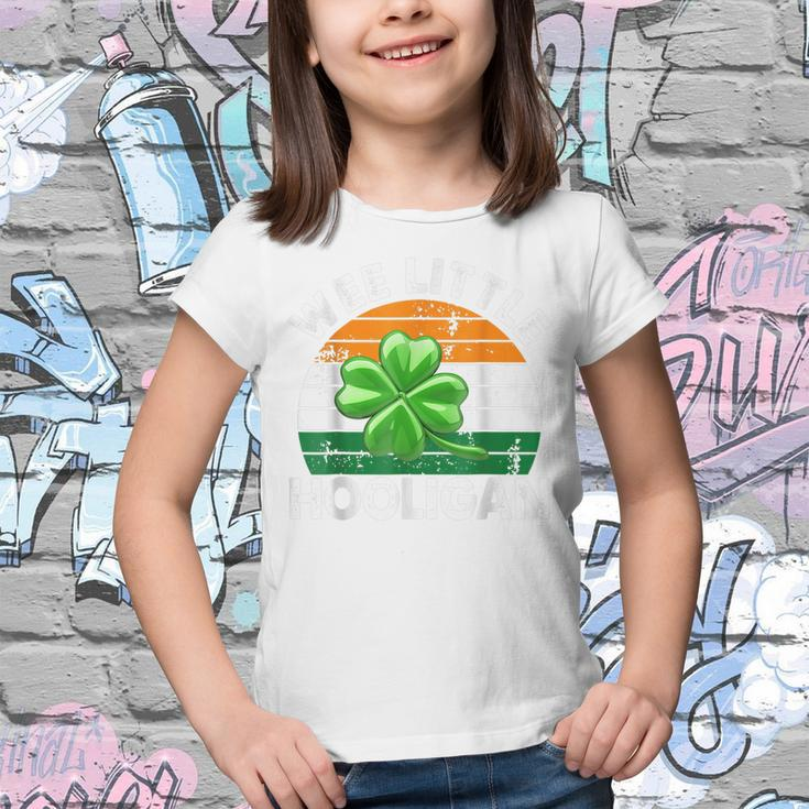 St Patricks Day Wee Little Hooligan Boy Kids Funny Youth T-shirt