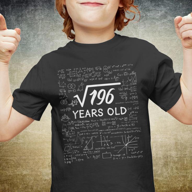 14 Birthday Boy Men Son Him Girl Funny Math 14Th Birthday Youth T-shirt
