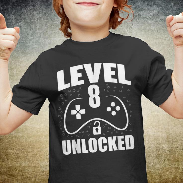 8Th Birthday Gaming Gamer 8 Years Old Bday Youth T-shirt