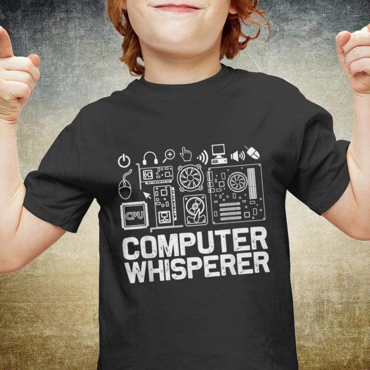 Computer Whisperer It Tech Support Nerds Geek V2 Youth T-shirt