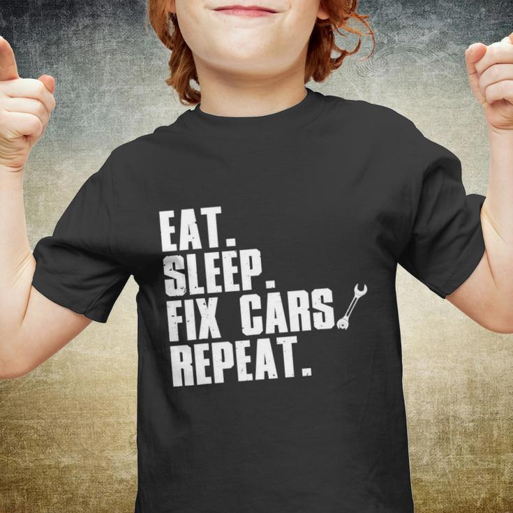 Funny Mechanic For Dad Auto Garage Automobile Car Lover Youth T-shirt