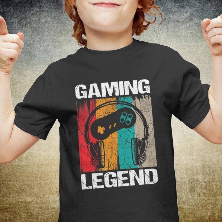Gaming Legend Pc Gamer Video Games Gift Boys Teenager Kids Tshirt Youth T-shirt