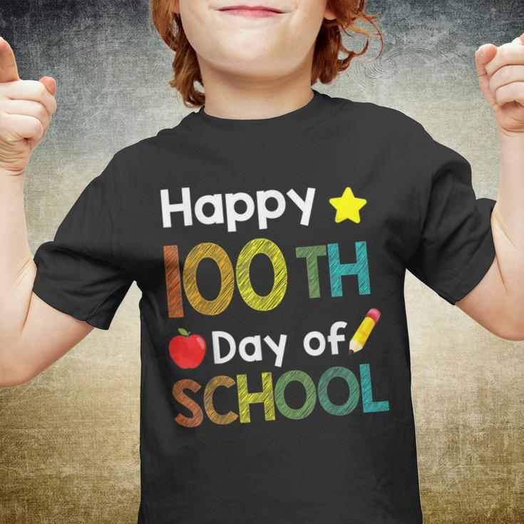 Happy 100Th Day Of School Teachers Kids Child Happy 100 Days Youth T-shirt