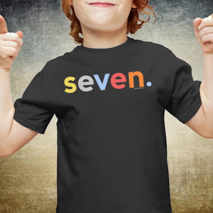 Kids 7Th Birthday Shirt For Boys 7 Seven | Age 7 Gift Ideas Youth T-shirt
