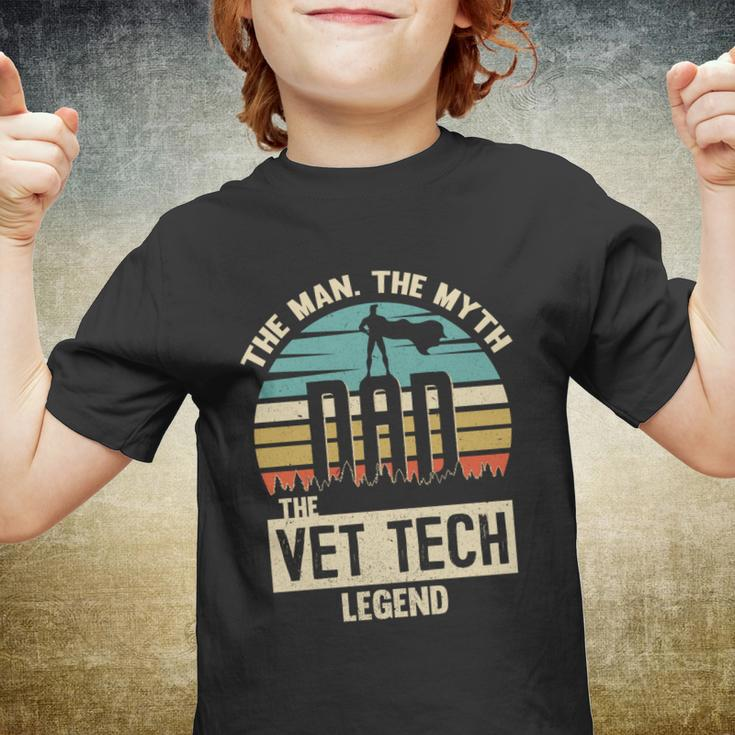 Man Myth Legend Dad Vet Tech Great Gift Youth T-shirt