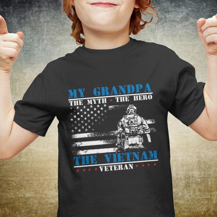 My Grandpa The Myth The Hero The Legend Vietnam Veteran Gift V2 Youth T-shirt