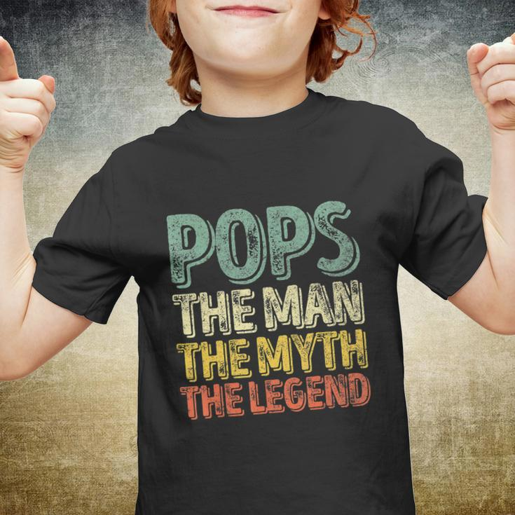 Pops The Man The Myth The Legend Christmas Youth T-shirt
