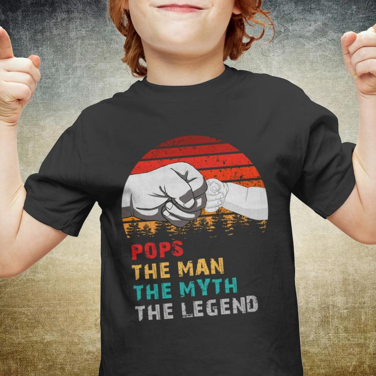 Pops The Man The Myth The Legend Youth T-shirt