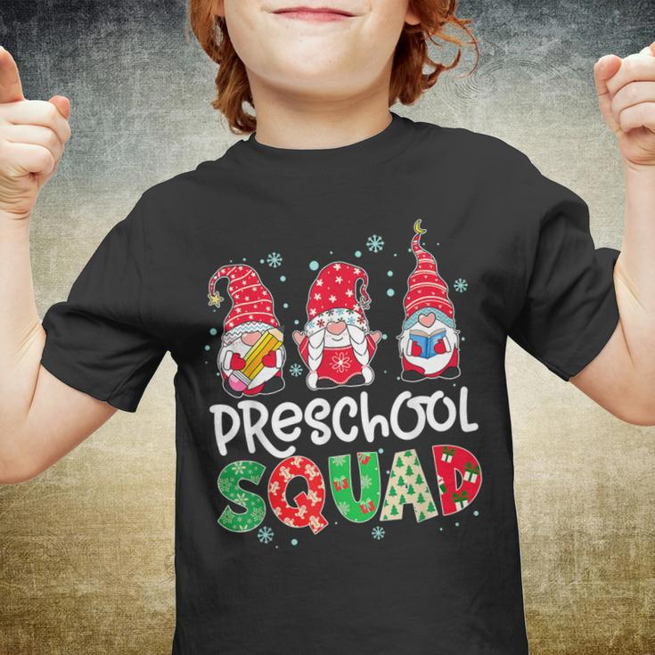 Preschool Squad Gnome Teacher Student Christmas Boys Girls Youth T-shirt