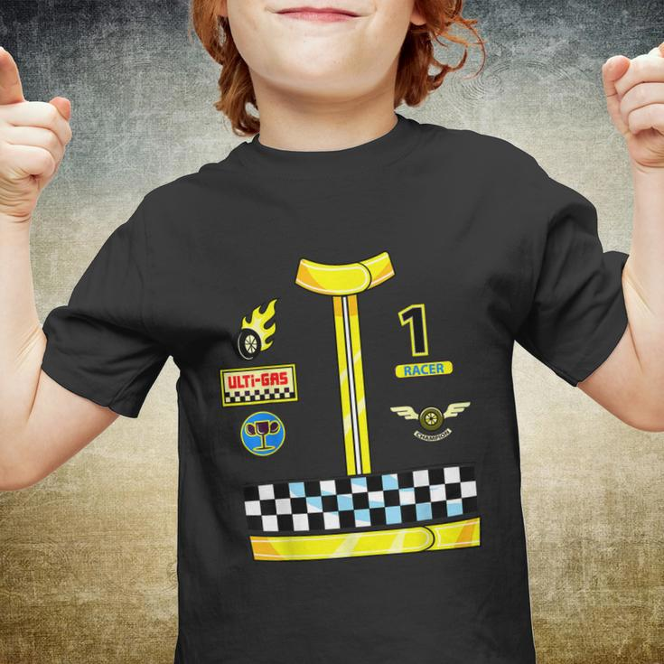 Race Car Driver Costume Men Women Birthday Halloween Boys Youth T-shirt