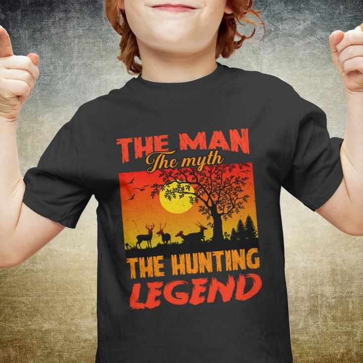 The Man The Myth The Hunting Legend Youth T-shirt