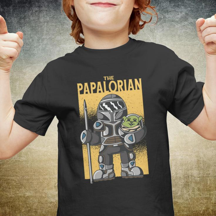 The Papalorian Alien Father Parody Youth T-shirt