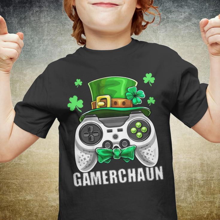 Video Game Leprechaun Costume St Patricks Day Kids Gift Youth T-shirt