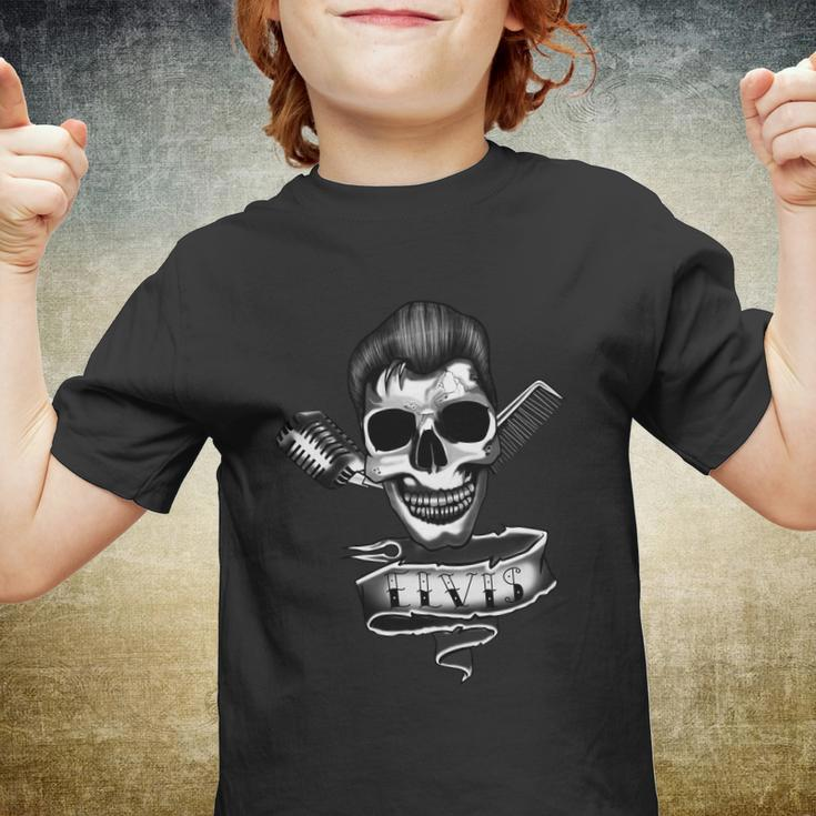 Vintage Skulls Legend Cool Graphic Design Youth T-shirt