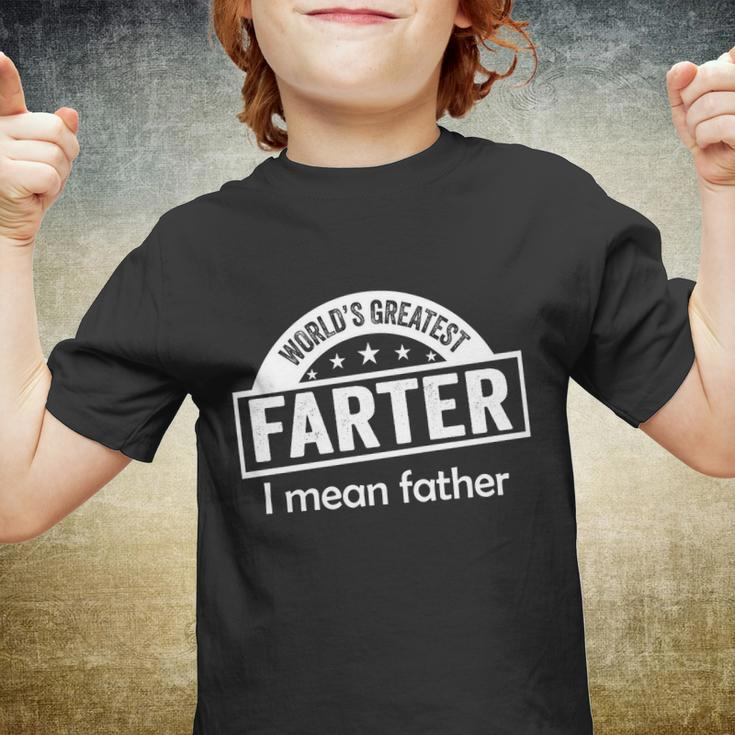 Worlds Greatest Farter Funny Father Dad Youth T-shirt