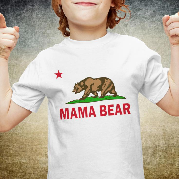 California Republic Mama Bear Youth T-shirt
