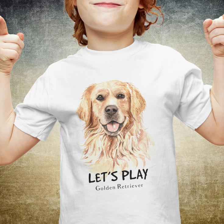 Golden Retriever Dog V2 Youth T-shirt