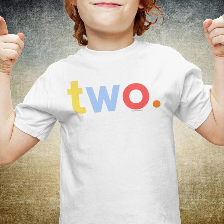 Kids 2Nd Birthday Boy 2 Two Year Old | Age 2 Party Idea Youth T-shirt