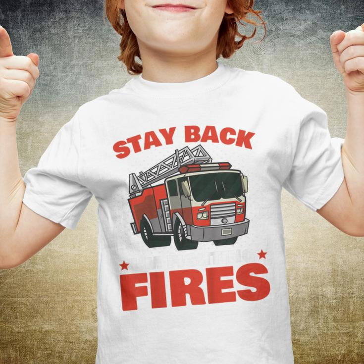 Kids Firefighter Fireman For Toddler Boys Firefighter Youth T-shirt