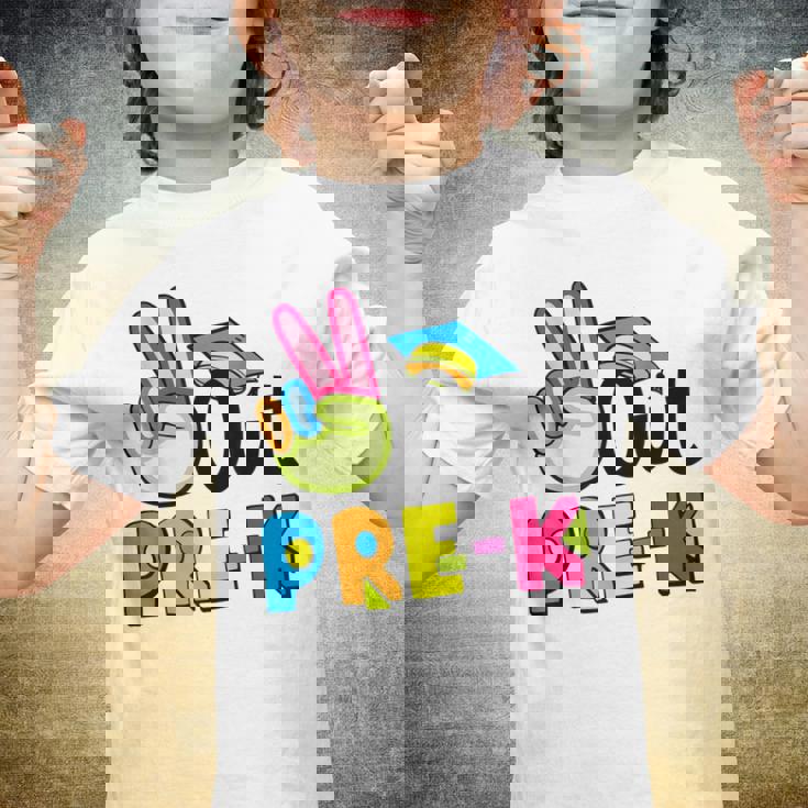 Peace Out Pre-K Graduation Happy Last Day Of School Kids Youth T-shirt