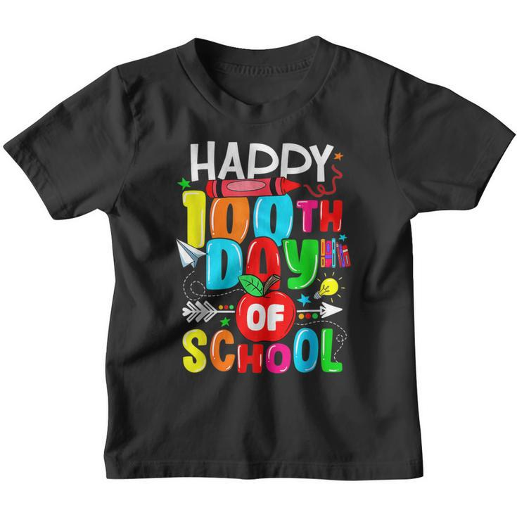 100Th Day Of School Teachers Kids Child Happy 100 Days  Youth T-shirt