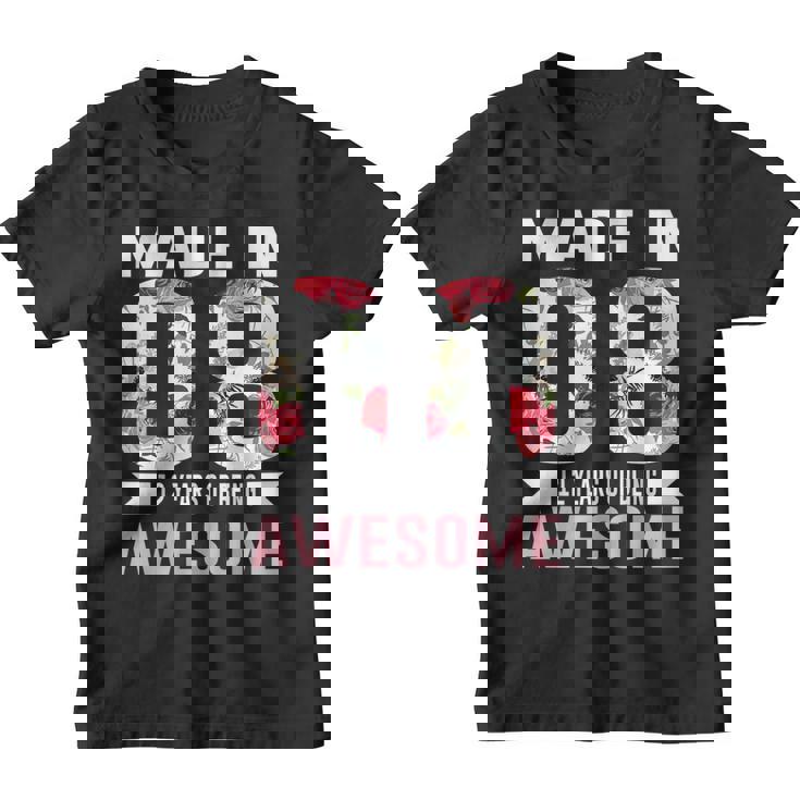 12 Year Old Birthday Girl Born In 2008 12th Birthday Shirt T-Shirt