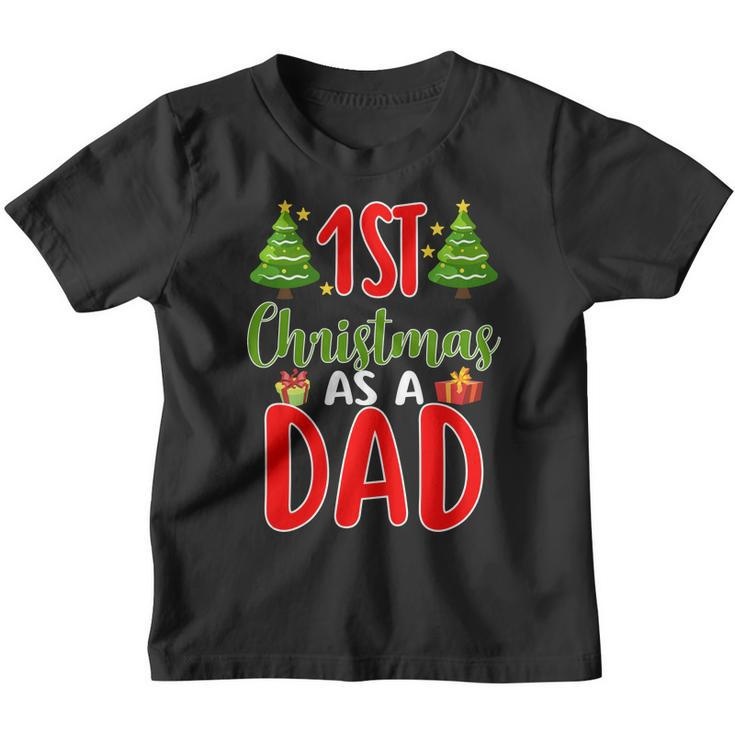 1St Christmas As A Dad Youth T-shirt