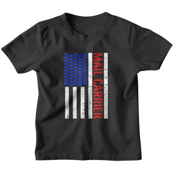 Proud Patriotic Postal Worker American Flag Us Postal Worker V2 Youth T-shirt