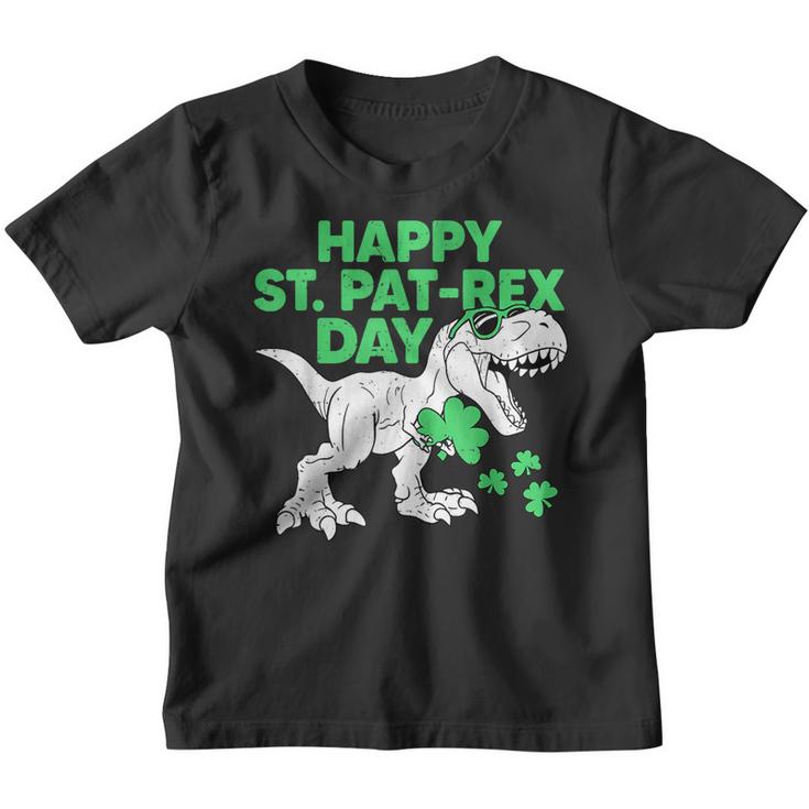 Happy St Pat Rex Day  St Patricks Dinosaur Toddler Boys  V2 Youth T-shirt