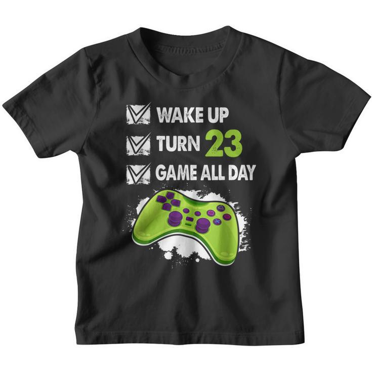 23 Year Old Gifts Men Boy Gamer Birthday Party 23Rd Birthday  Youth T-shirt