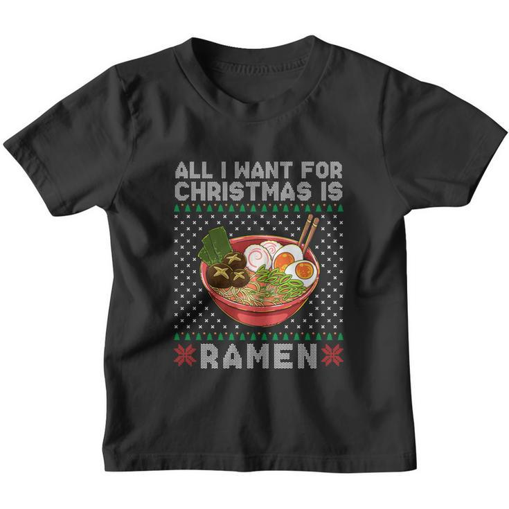 All I Want For Christmas Is Ramen Youth T-shirt