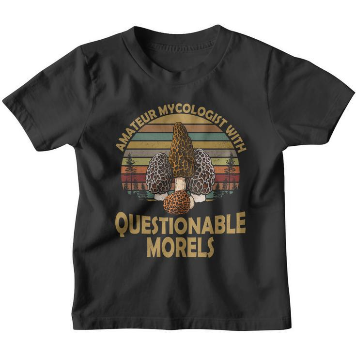 Amateur Mycologist With Questionable Morels V2 Youth T-shirt